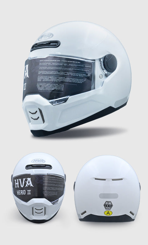 HVA™ Retro Full-Face Motorcycle Helmet