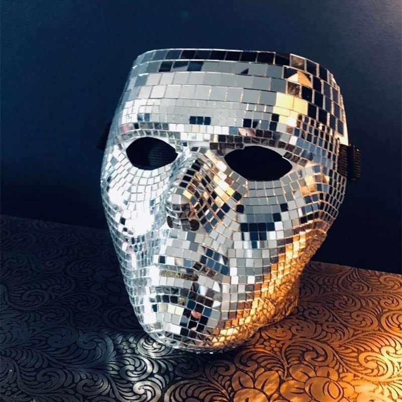 Disco Ball Decorative Helmet