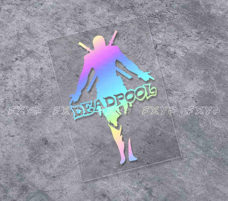 Deadpool Silhouette Sticker