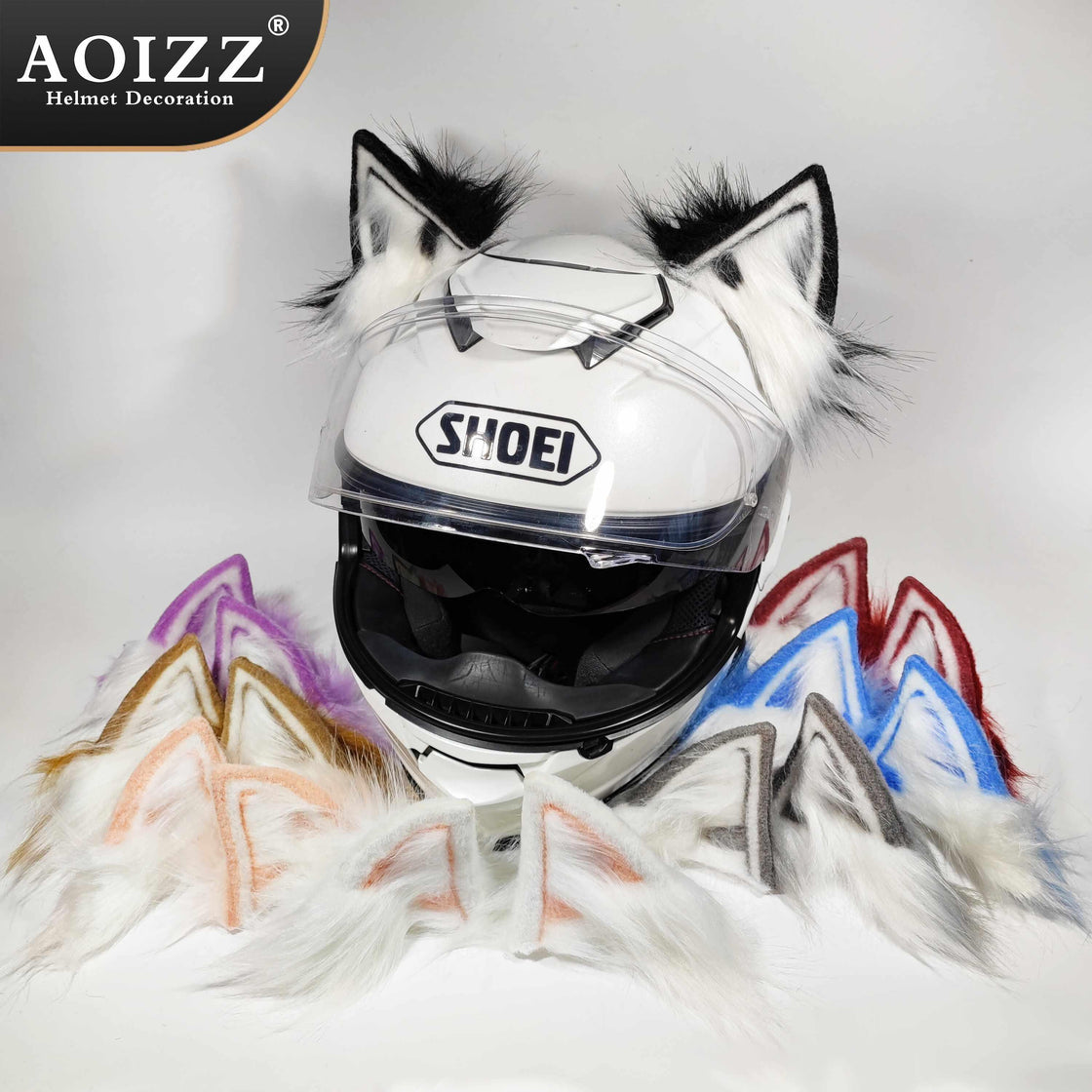 AOIZZ™ Handmade Cat Ear Helmet Decoration