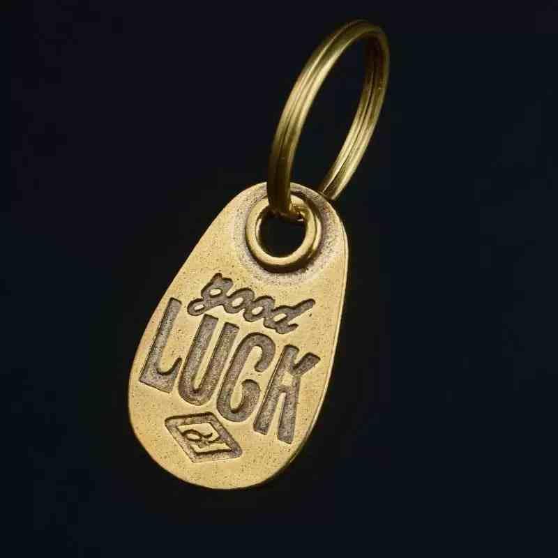 GOODLUCK Brass Lucky Keychain