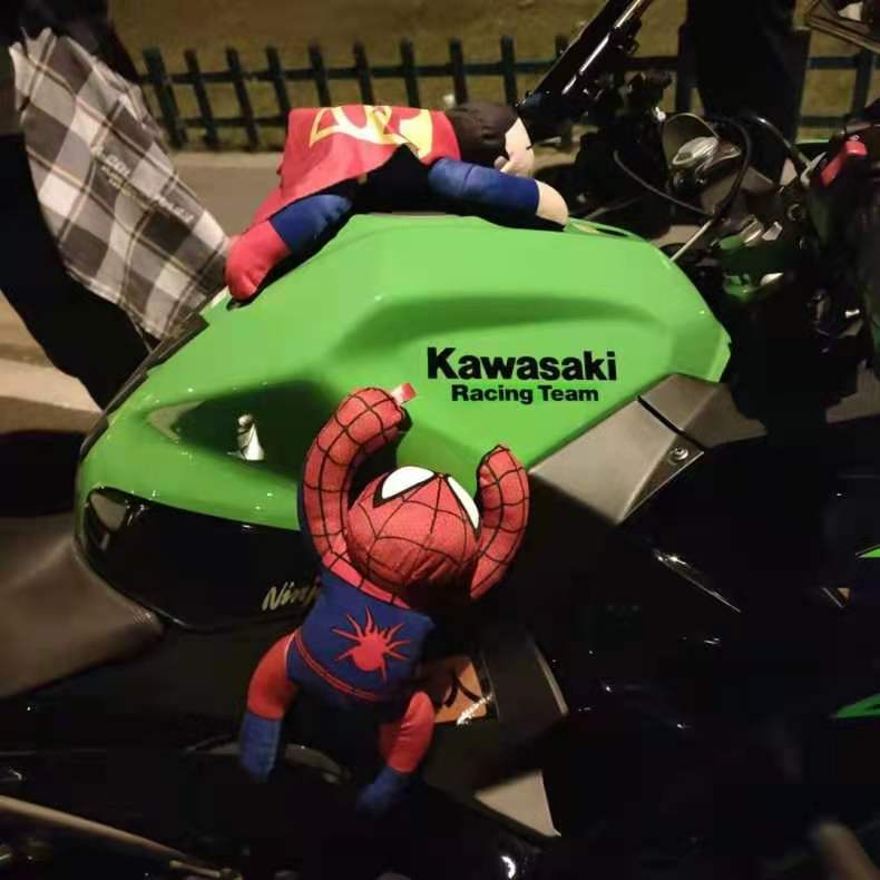 Magnetic Motorcycle Marvel-Inspired Funny Figurine