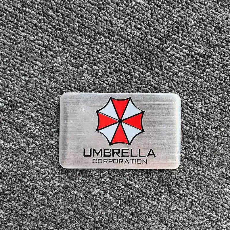 Resident Evil Umbrella Corporation Metal Badge