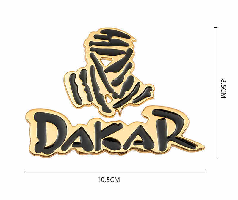 DAKAR Metal Emblem