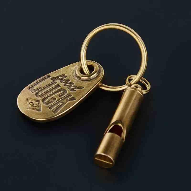 GOODLUCK Brass Lucky Keychain