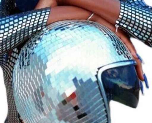 Disco Ball Decorative Helmet