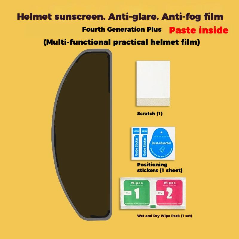 Motorcycle Helmet Anti-Rain, Anti-Fog, Anti-Glare Film