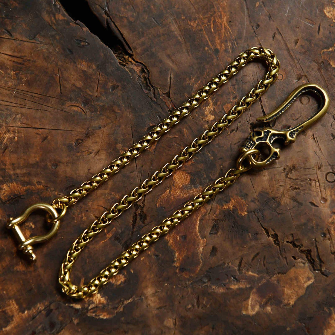 American Vintage Solid Brass Pant Chain