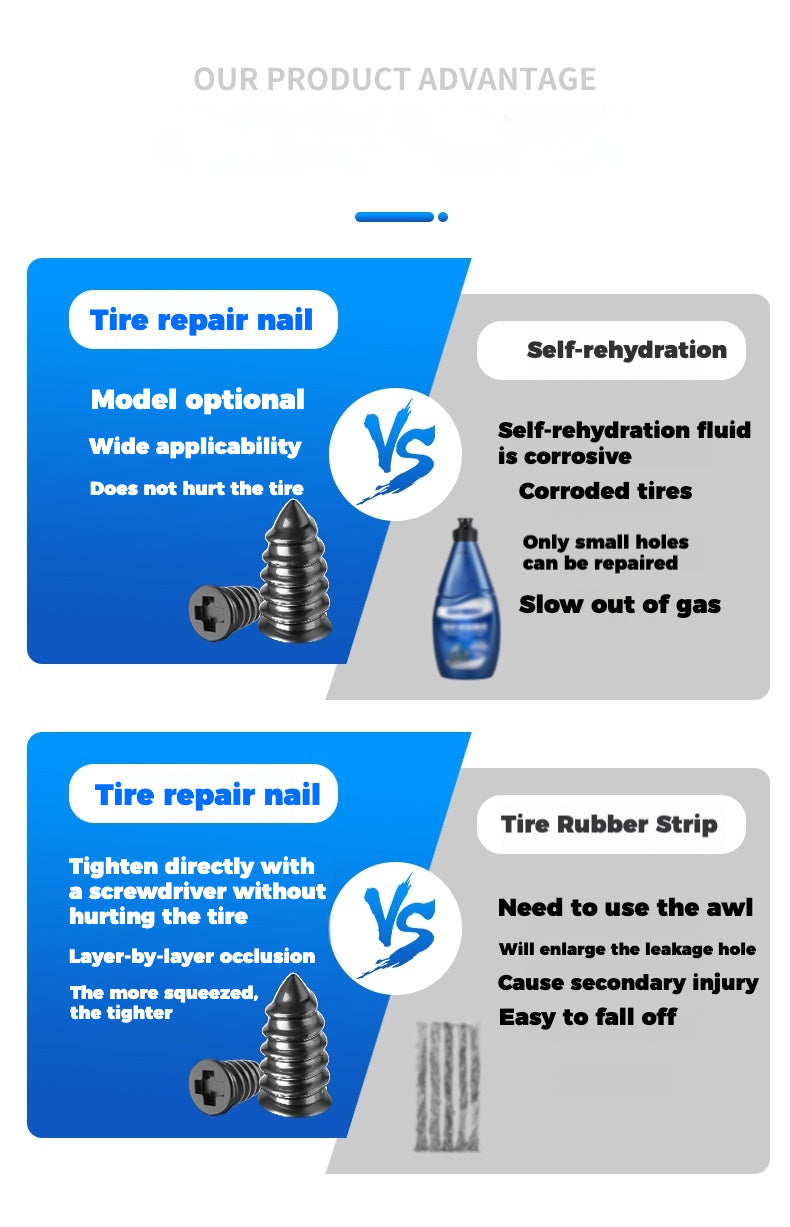 Motorcycle Portable Tire Repair Plug