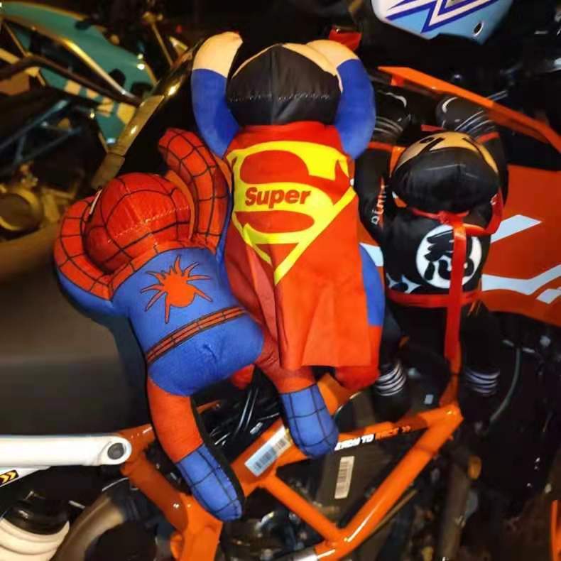 Magnetic Motorcycle Marvel-Inspired Funny Figurine