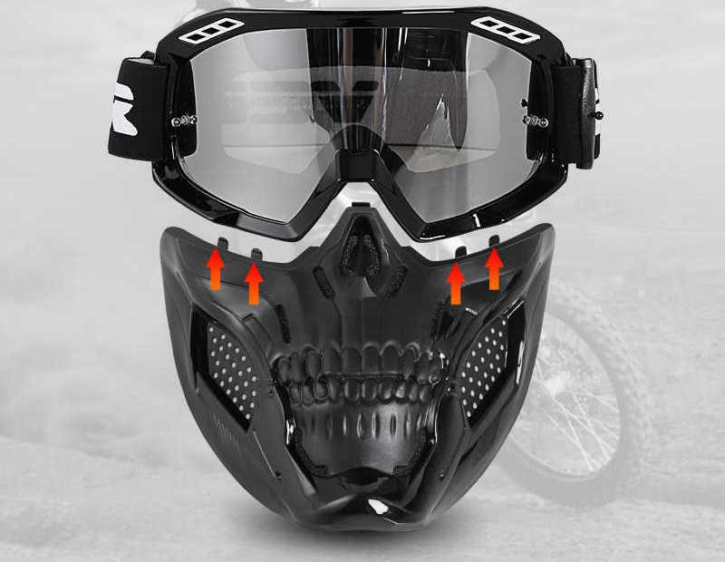 VEMAR™ Off-road Motorcycle Goggles with Windproof Skull Mask