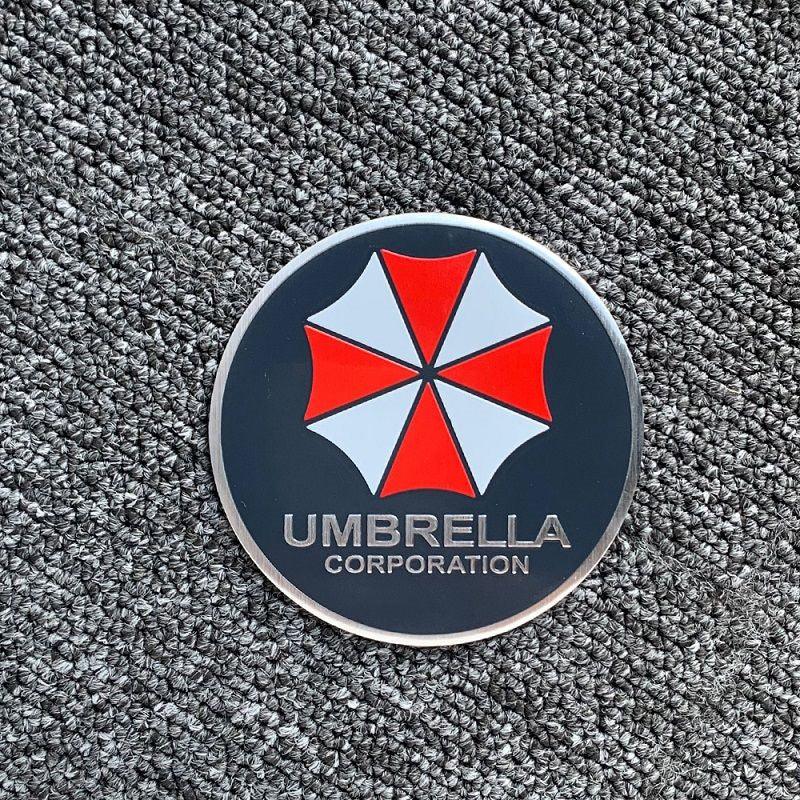 Resident Evil Umbrella Corporation Metal Badge