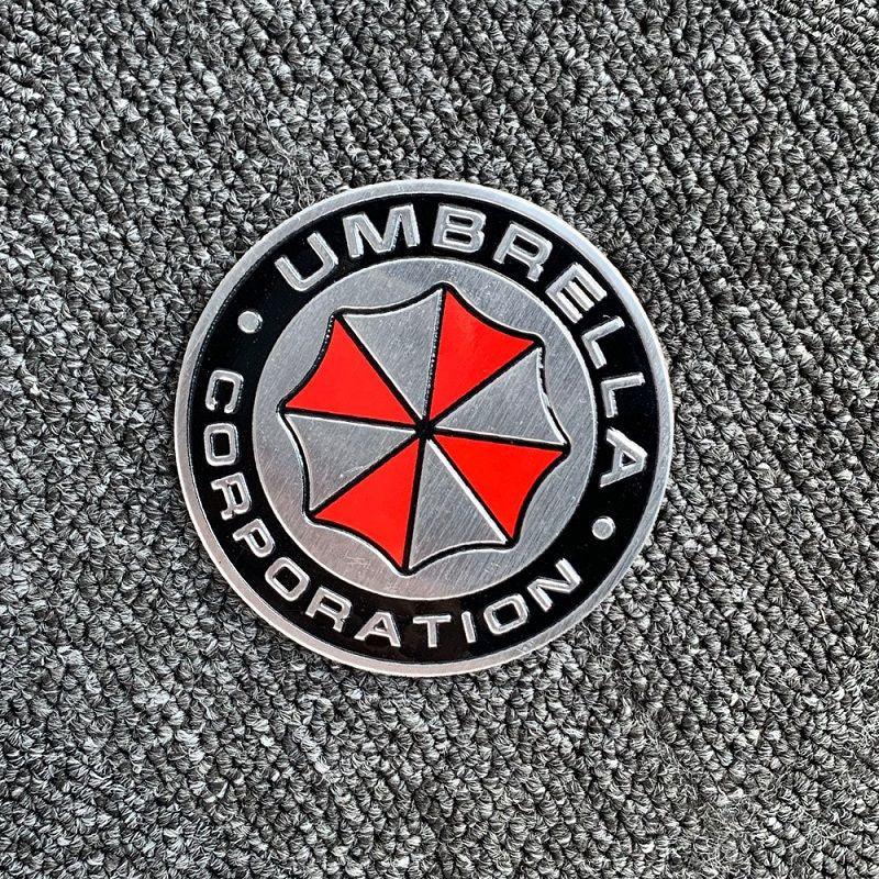 Resident Evil Umbrella Corporation Metal Badge