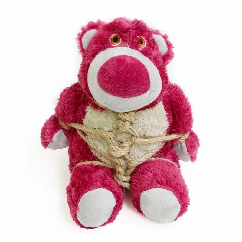 Strawberry Bear Tie-On Motorcycle Decoration Plush Doll