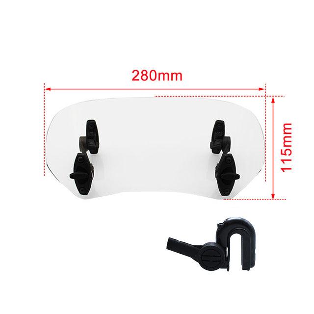 Universal Adjustable High Windshield for Motorcycles