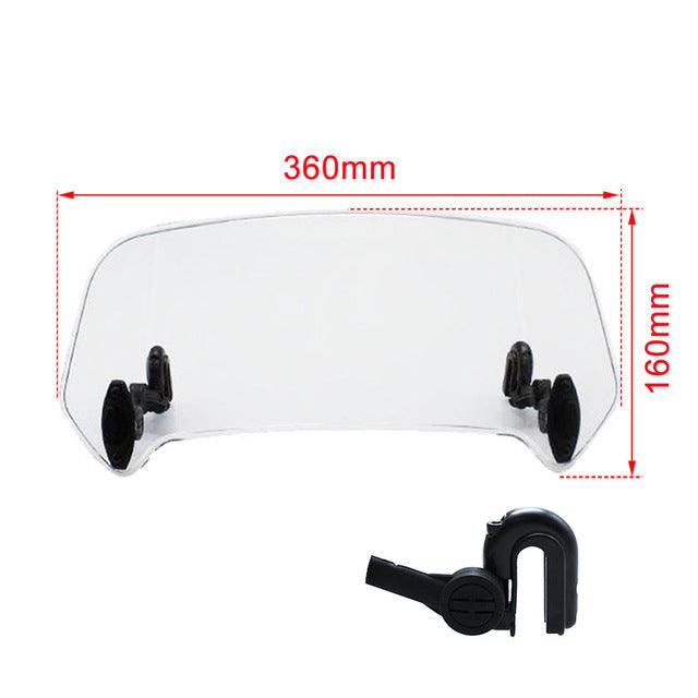 Universal Adjustable High Windshield for Motorcycles