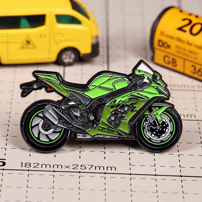 Motorcycle Metal Pin Badge