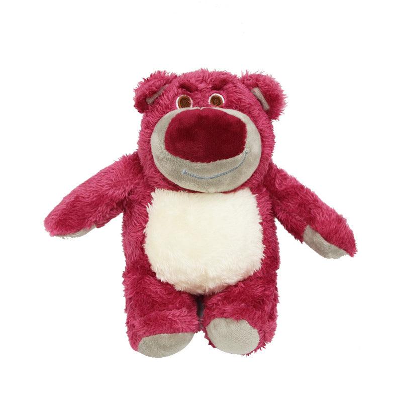 Strawberry Bear Tie-On Motorcycle Decoration Plush Doll