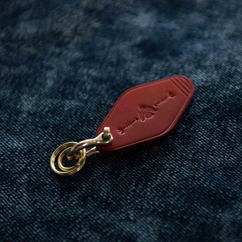 Handcrafted Genuine Leather Keychain