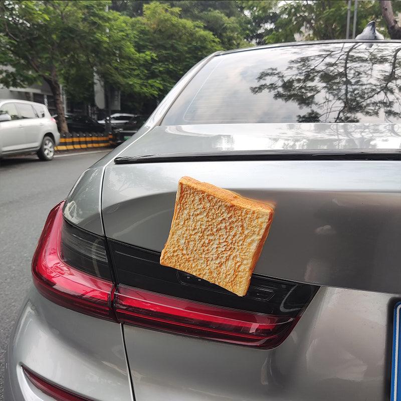 Realistic Bread Croissant Motorcycle Fun Decoration