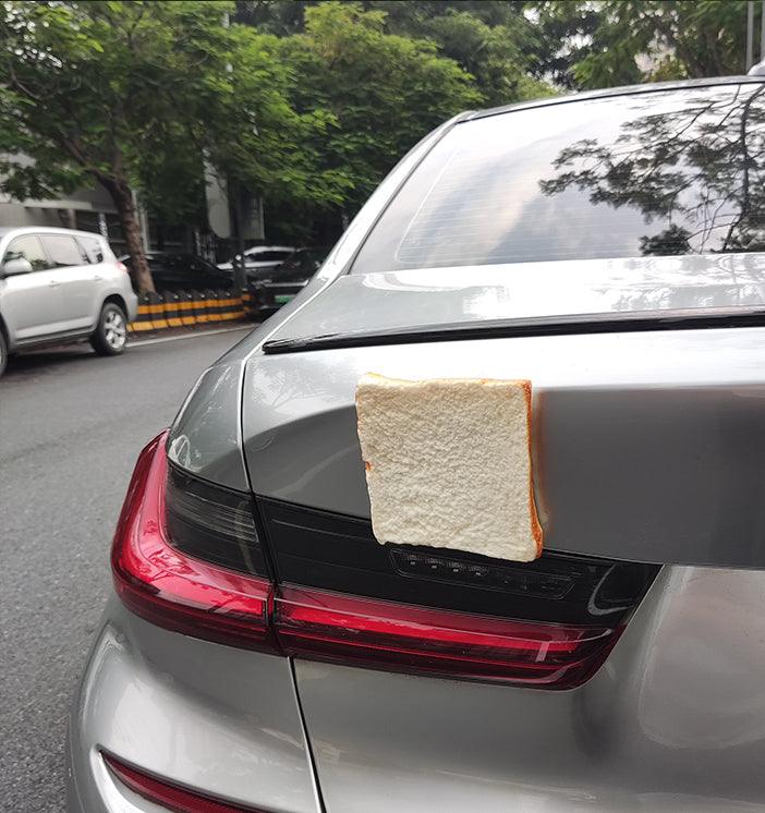 Realistic Bread Croissant Motorcycle Fun Decoration