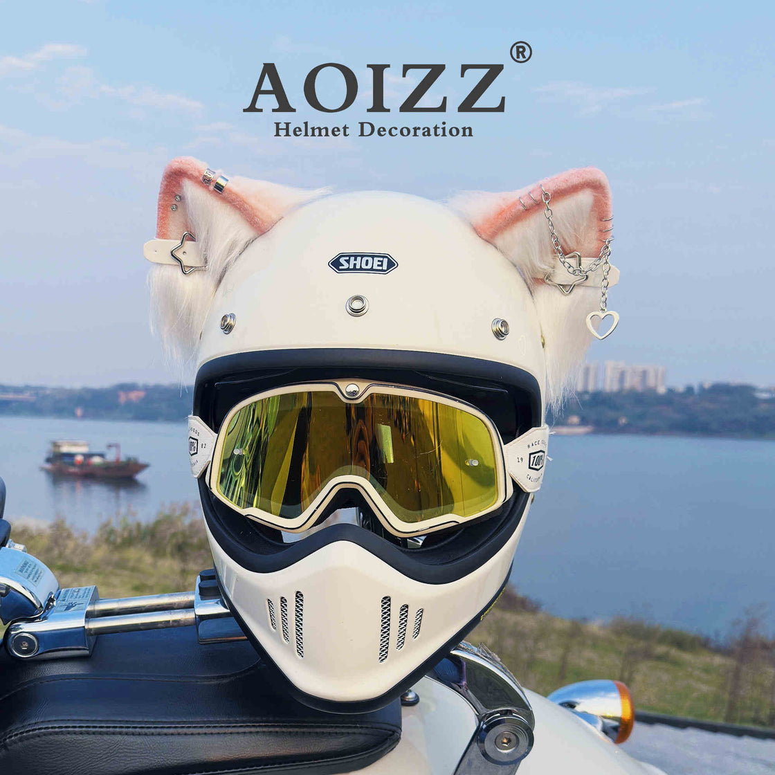 AOIZZ™ Handmade Cat Ear Helmet Decoration PRO