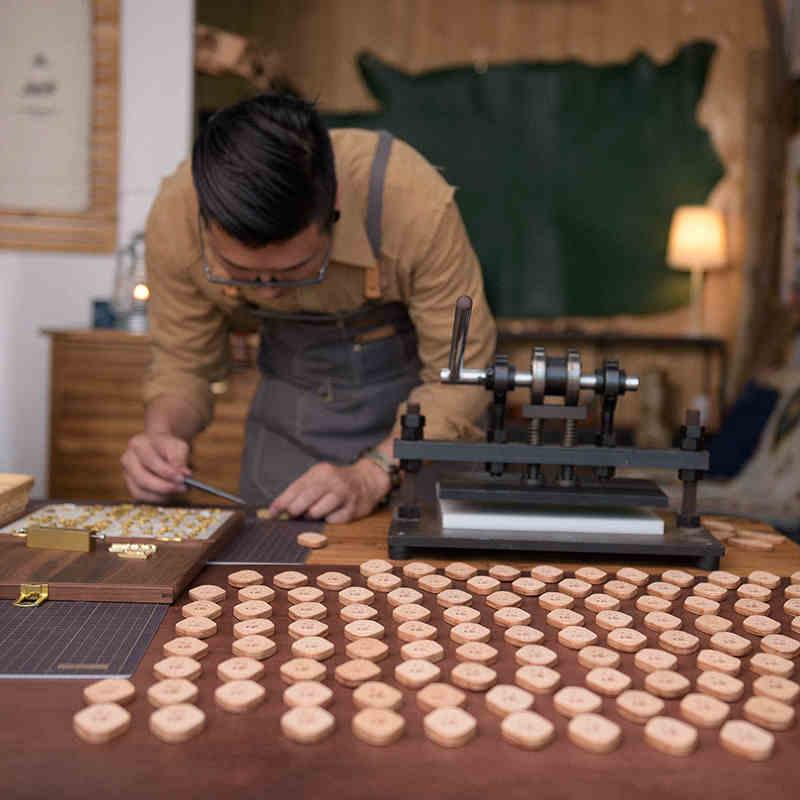 Handcrafted Genuine Leather Keychain