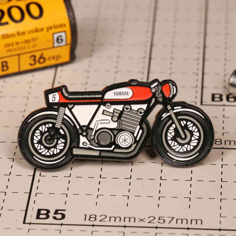 Motorcycle Metal Pin Badge