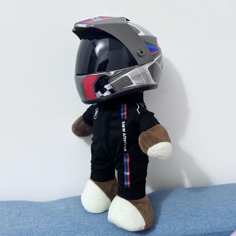 Motorcycle Buddy Helmet Bear