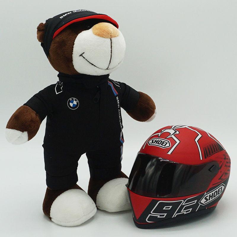 Motorcycle Buddy Helmet Bear