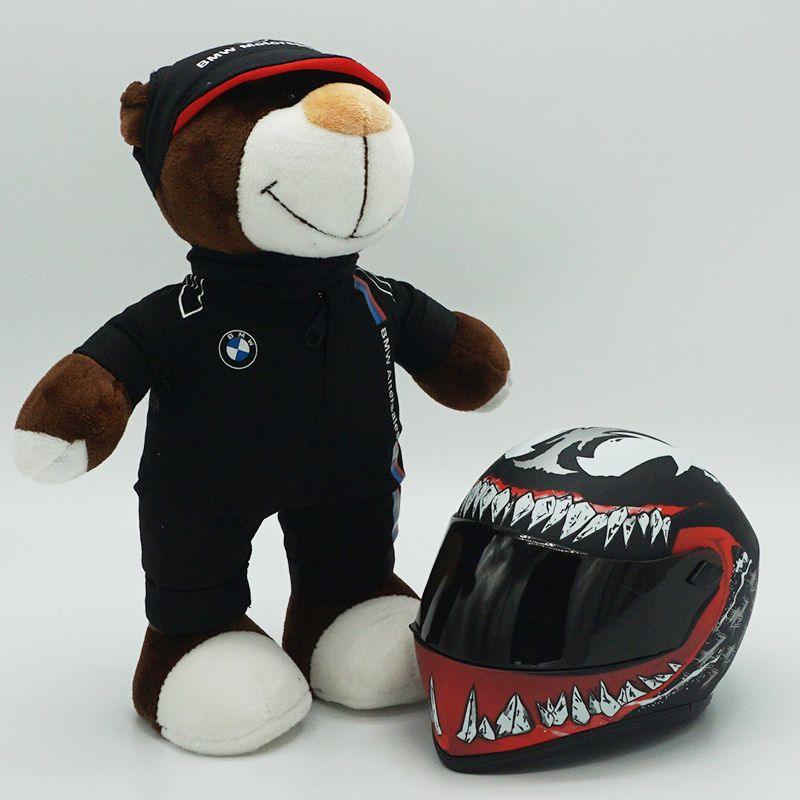 Motorcycle Buddy Helmet Bear