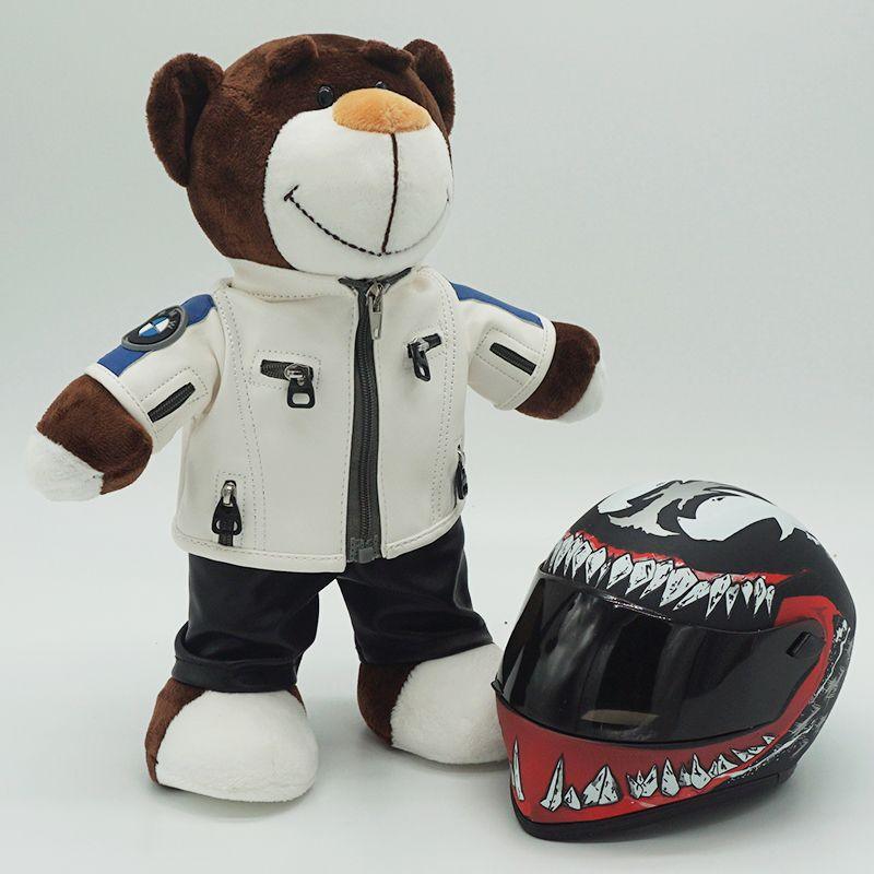 Motorcycle Buddy Helmet Bear