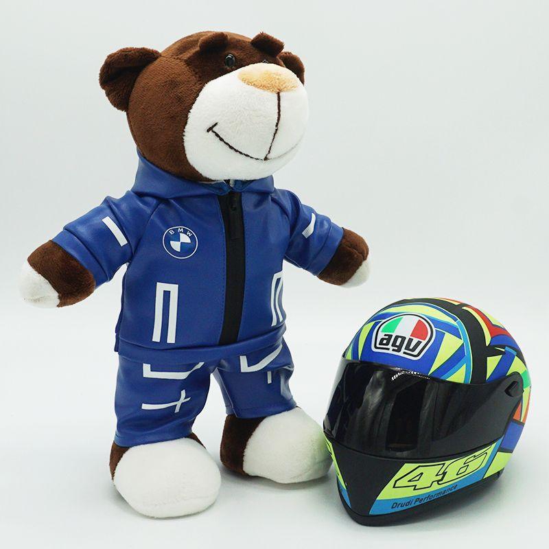 Motorcycle Buddy Helmet Bear