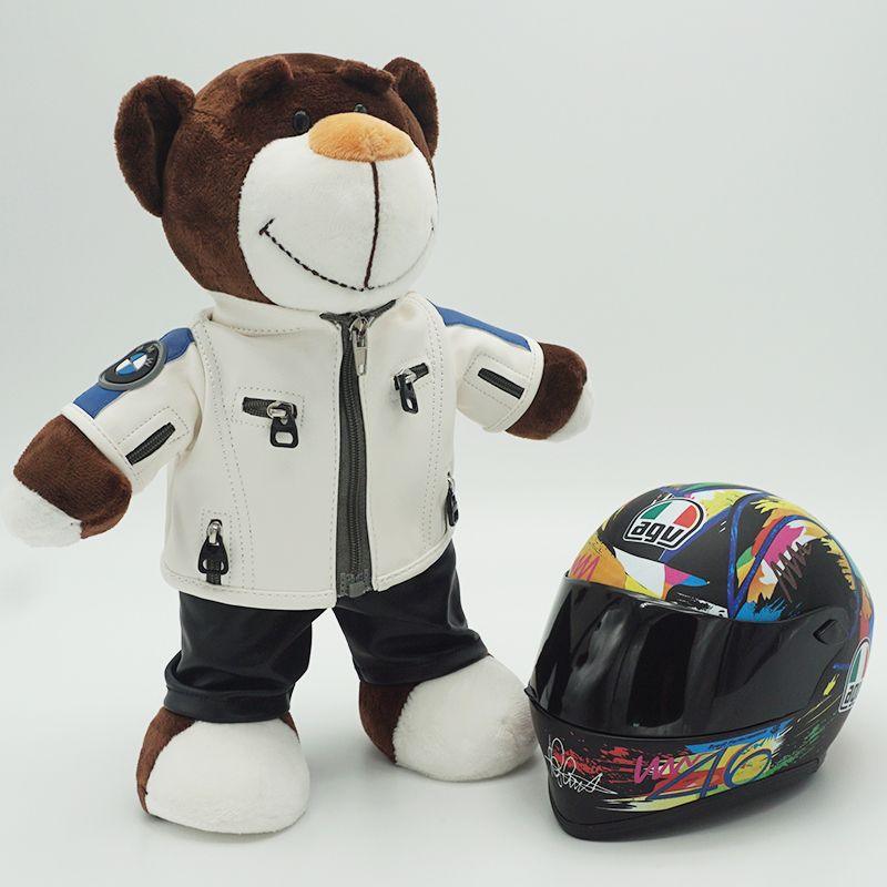 Motorcycle Buddy Helmet Bear