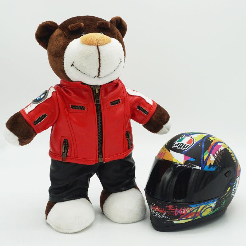 Motorcycle Buddy Helmet Bear