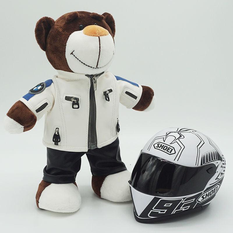 Motorcycle Buddy Helmet Bear