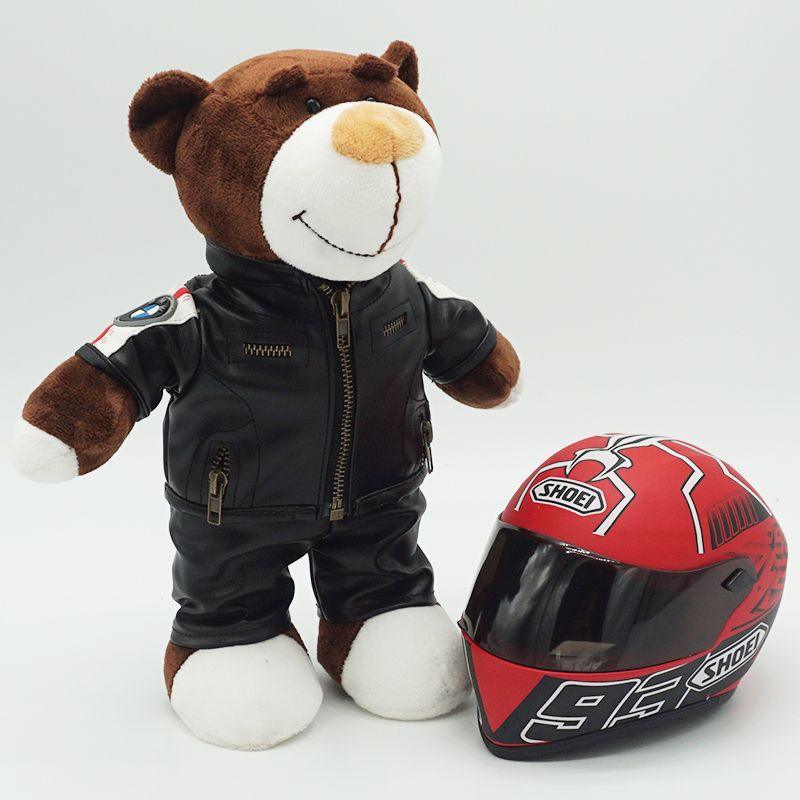 Motorcycle Buddy Helmet Bear