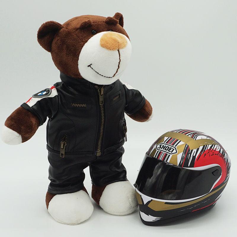 Motorcycle Buddy Helmet Bear