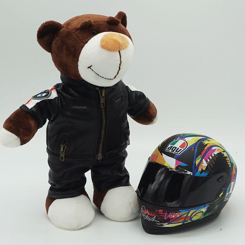 Motorcycle Buddy Helmet Bear