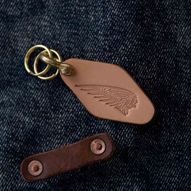 Handcrafted Genuine Leather Keychain