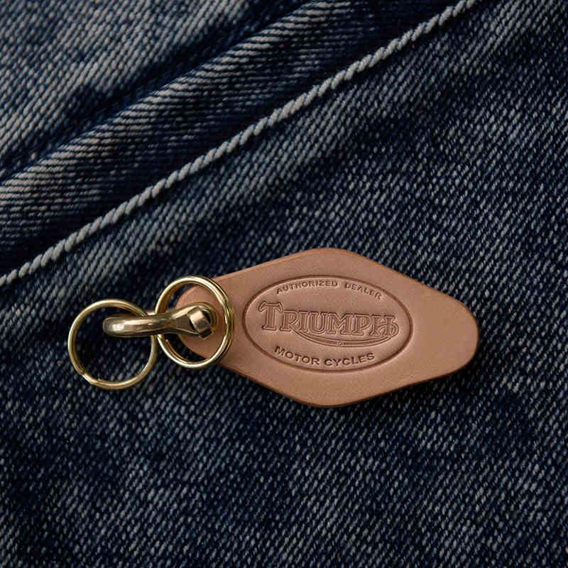 Handcrafted Genuine Leather Keychain