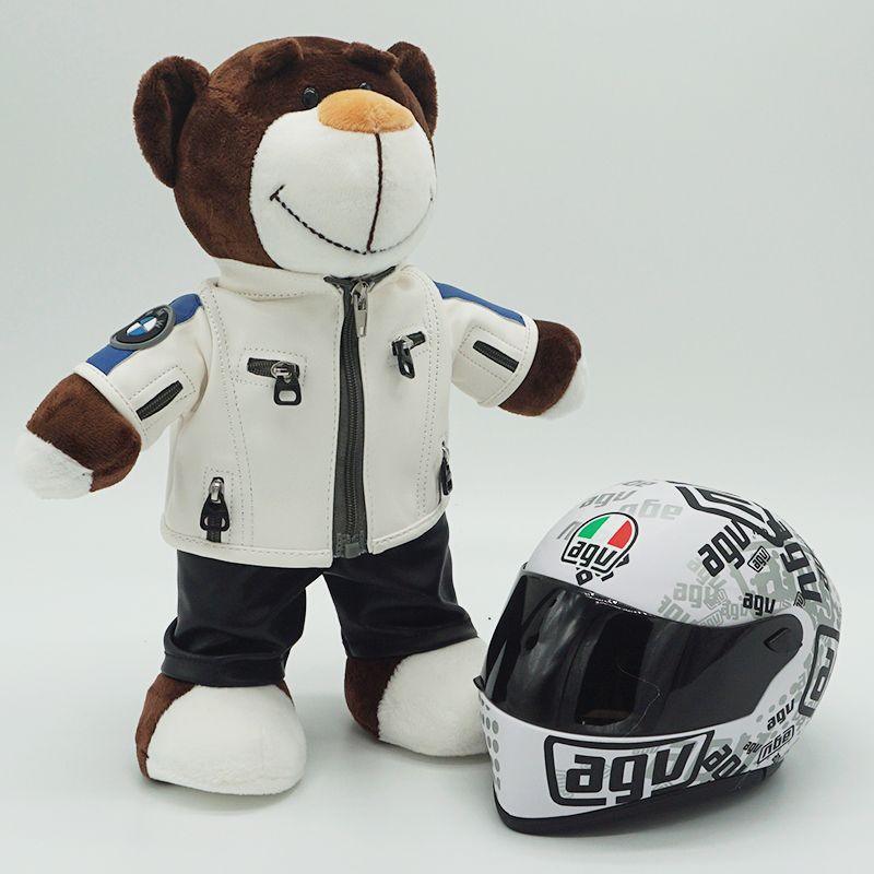 Motorcycle Buddy Helmet Bear