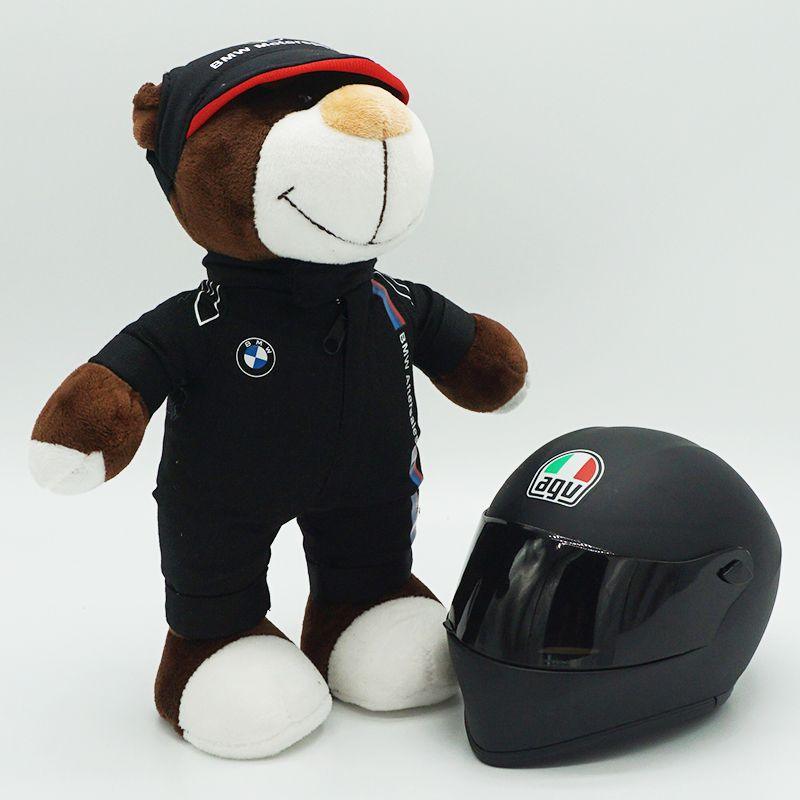 Motorcycle Buddy Helmet Bear