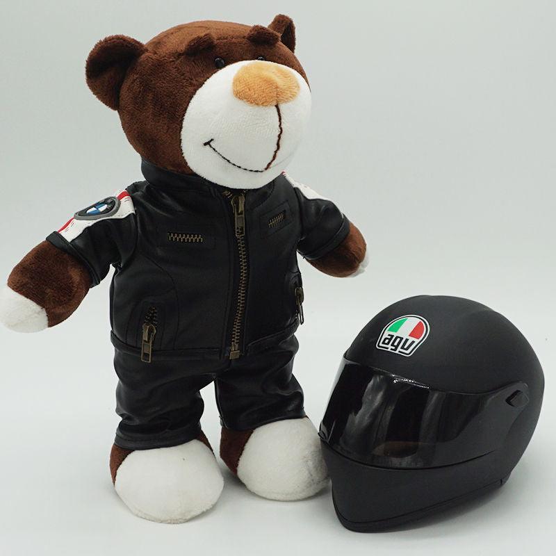 Motorcycle Buddy Helmet Bear