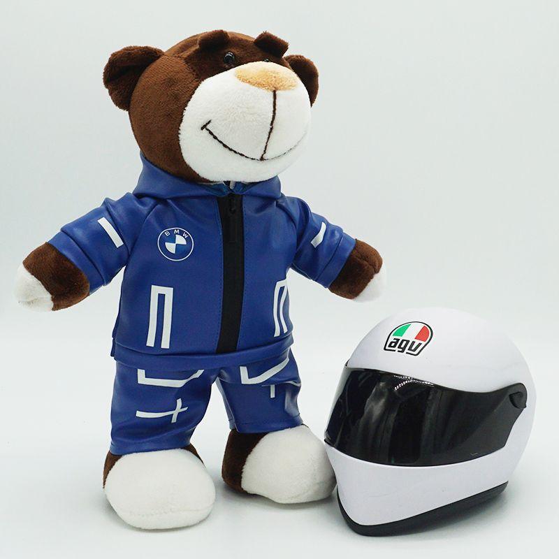 Motorcycle Buddy Helmet Bear