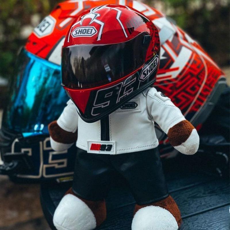 Motorcycle Buddy Helmet Bear