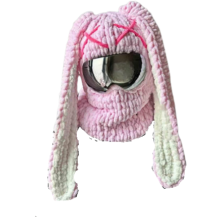 Handmade Knitted Cartoon Cover for Motorcycle Helmet