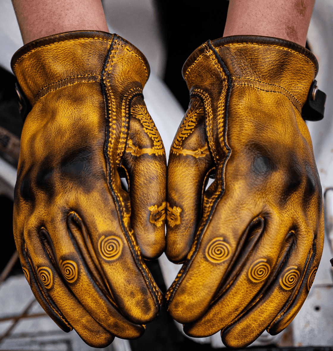 Indian Monkey™ Handcrafted AAA Class Cowhide Gloves