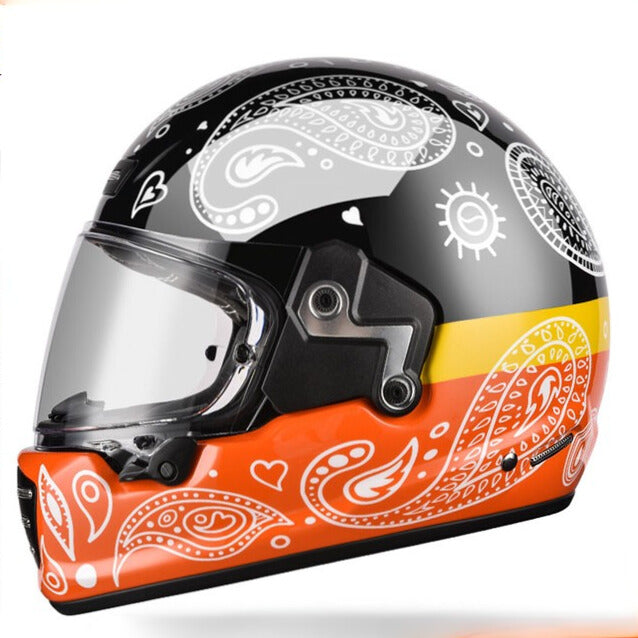 AMZ™ Retro Carbon Fiber Fiberglass Helmet