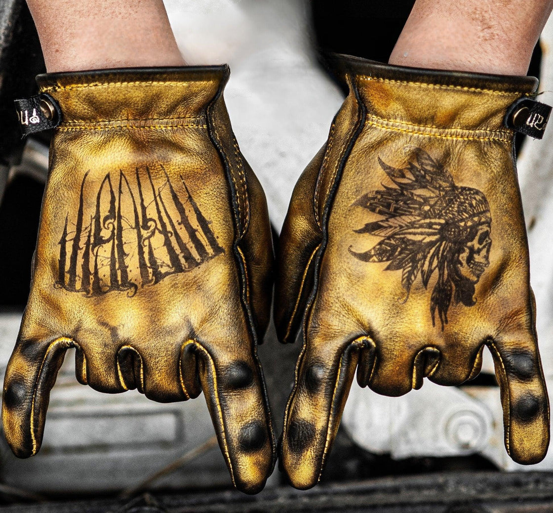 Indian Monkey™ Handcrafted AAA Class Cowhide Gloves